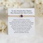 Mother Of The Groom Gift, Birthstone Bracelet From Bride, thumbnail 11 of 11