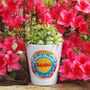 Personalised Marbled Floral Mother's Day Flower Pot, thumbnail 1 of 3