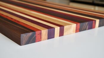 Stripy Wood Chopping Boards, 4 of 5