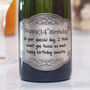 Personalised Birthday Champagne With Pewter Label, thumbnail 3 of 8