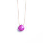 September Sapphire Fine Cord Birthstone Necklace, thumbnail 2 of 6