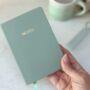Christmas Gift For Her – Luxury Green Set With Notebook, Purse, Keyring And Festive Socks, thumbnail 3 of 11