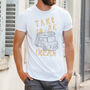 Personalised Men's Campervan Ocean Summer T Shirt, thumbnail 1 of 2