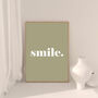 Smile Bold And Colourful Happy Art Print, thumbnail 2 of 6