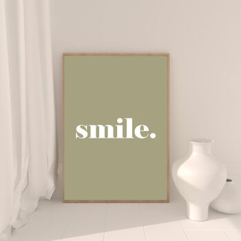 Smile Bold And Colourful Happy Art Print, 2 of 6