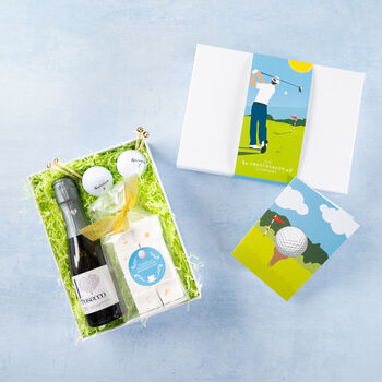 'Golf' Tee Set, Marshmallows And Prosecco, 2 of 4