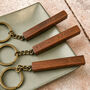 Personalised Coordinate Wedding Keyring, thumbnail 1 of 4