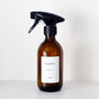 Amber Spray Bottle With Personalised Label, thumbnail 6 of 12
