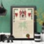 Framed Surname History Scroll With Coat Of Arms, thumbnail 11 of 12