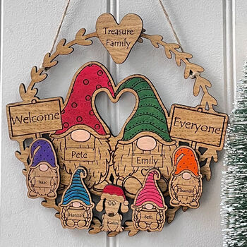 Personalised Christmas I Love You Daddy Eco Gnome, 3 of 8