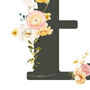 Personalised Initial Floral Print, thumbnail 3 of 5