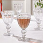 Set Of Four Bella Perle Glass Goblets, thumbnail 1 of 8