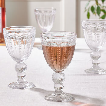 Set Of Four Bella Perle Glass Goblets, 3 of 9