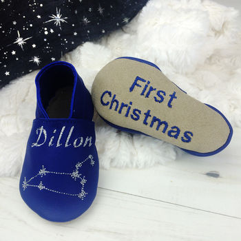 Personalised Constellation Baby Shoes, 3 of 7