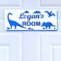 Personalised Dinosaur Children's Name Door Plaque, thumbnail 3 of 12