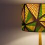 African Wax Print Geometric Lamp Shades, thumbnail 12 of 12
