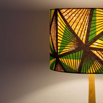 African Wax Print Geometric Lamp Shades, 12 of 12