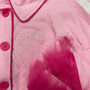 Personalised Pink Fluffy Embroidered Kids/ Baby Pyjamas, thumbnail 2 of 4