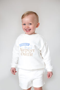 'Airport Outfit' Personalised Embroidered Sweatshirt, 4 of 10