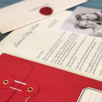 A Letter To My Mum Personalised Keepsake, 6 of 10