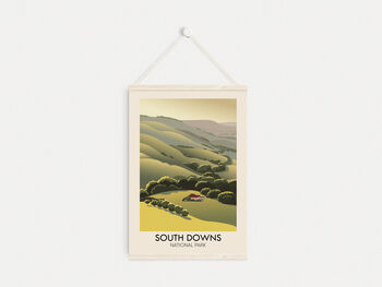 South Downs National Park Poster Art Pint, 6 of 8