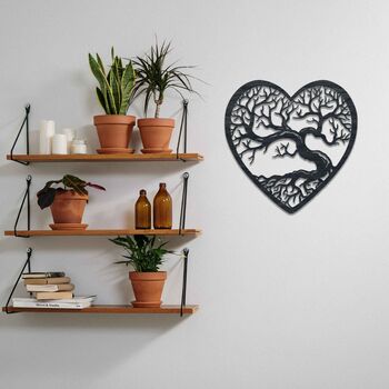 Wooden Heart Tree Of Life Symbolic Decor For Homes, 4 of 12