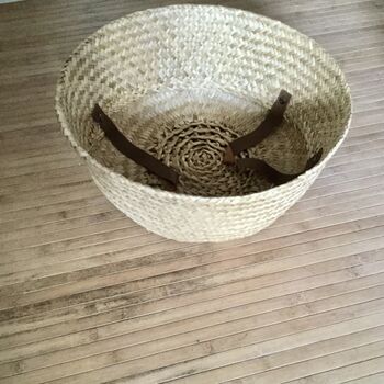 Deep Seagrass Basket | Storage Basket | Planter, 10 of 11