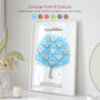 Personalised Grandchildren Tree Print Available In Six Colours, thumbnail 1 of 11