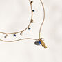Gold Fish And Pearl Necklace Set Of Two, thumbnail 1 of 7