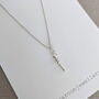 Sterling Silver Shell Charm Necklace, thumbnail 2 of 7