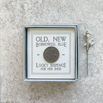 Lucky Sixpence Boxed – Old, New, Borrowed, Blue, 4 of 4