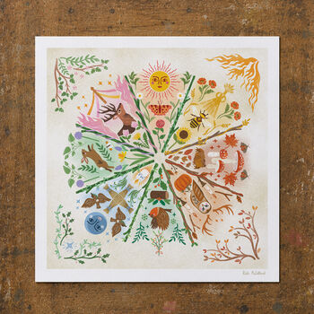 Wheel Of The Year Print, 2 of 3