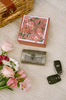 Baku Silver Antique Clutch Bag, 3 of 8