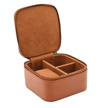 Personalised Men's Travel Watch And Jewellery Case, 6 of 7