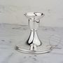 Personalised Silver Christening Candlestick Holder, thumbnail 3 of 6