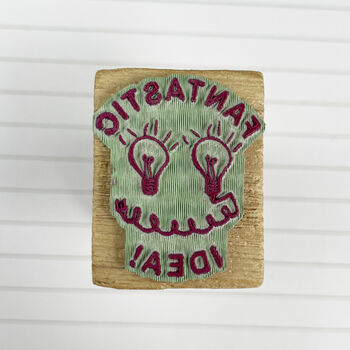 Teacher Stamp – 'Fantastic Idea' Smile, 2 of 5