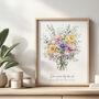 Personalised Elegant Family Bouquet With Birth Month Flowers, thumbnail 1 of 10