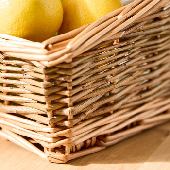 Vintage Wicker Trug Basket, 5 of 8