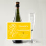 Birth Flower Crystal Champagne Glass, thumbnail 6 of 8