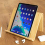 Personalised iPad Stand Bamboo, thumbnail 2 of 4
