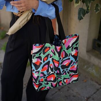 Leopard Print Tote Bag – Stylish And Spacious Carry All, 7 of 9