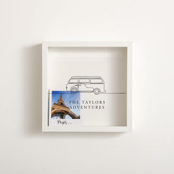 Personalised Travel Memory Frame Campervan, 2 of 10