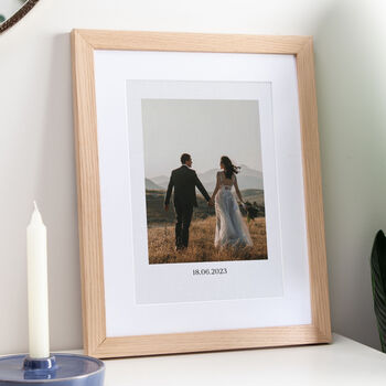 Custom Photo Cotton 2nd Anniversary Print, 2 of 3
