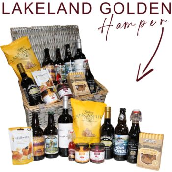 Lakeland Golden Food And Drink Hamper, 2 of 4