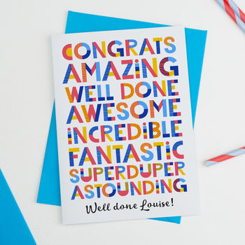 Congratulations For All Occasions Card, 2 of 4