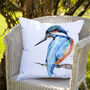Inky Kingfisher Outdoor Cushion For Garden Furniture, thumbnail 9 of 9