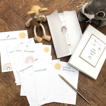 Letters To My Baby 1st Year Memory Keepsake Box, 4 of 9