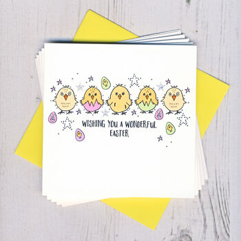 Pack Of Five Mixed Easter Cards, 2 of 6