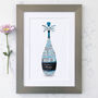 Personalised 18th Birthday Champagne Word Art, thumbnail 3 of 10