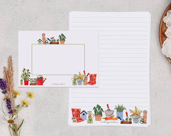 A5 Gardening Letter Writing Paper And Envelopes, 5 of 7